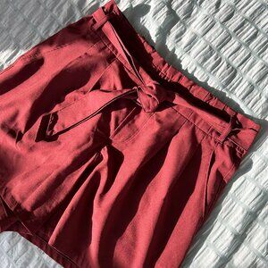 RBX Women's Flowy Shorts Maroon - Size Medium